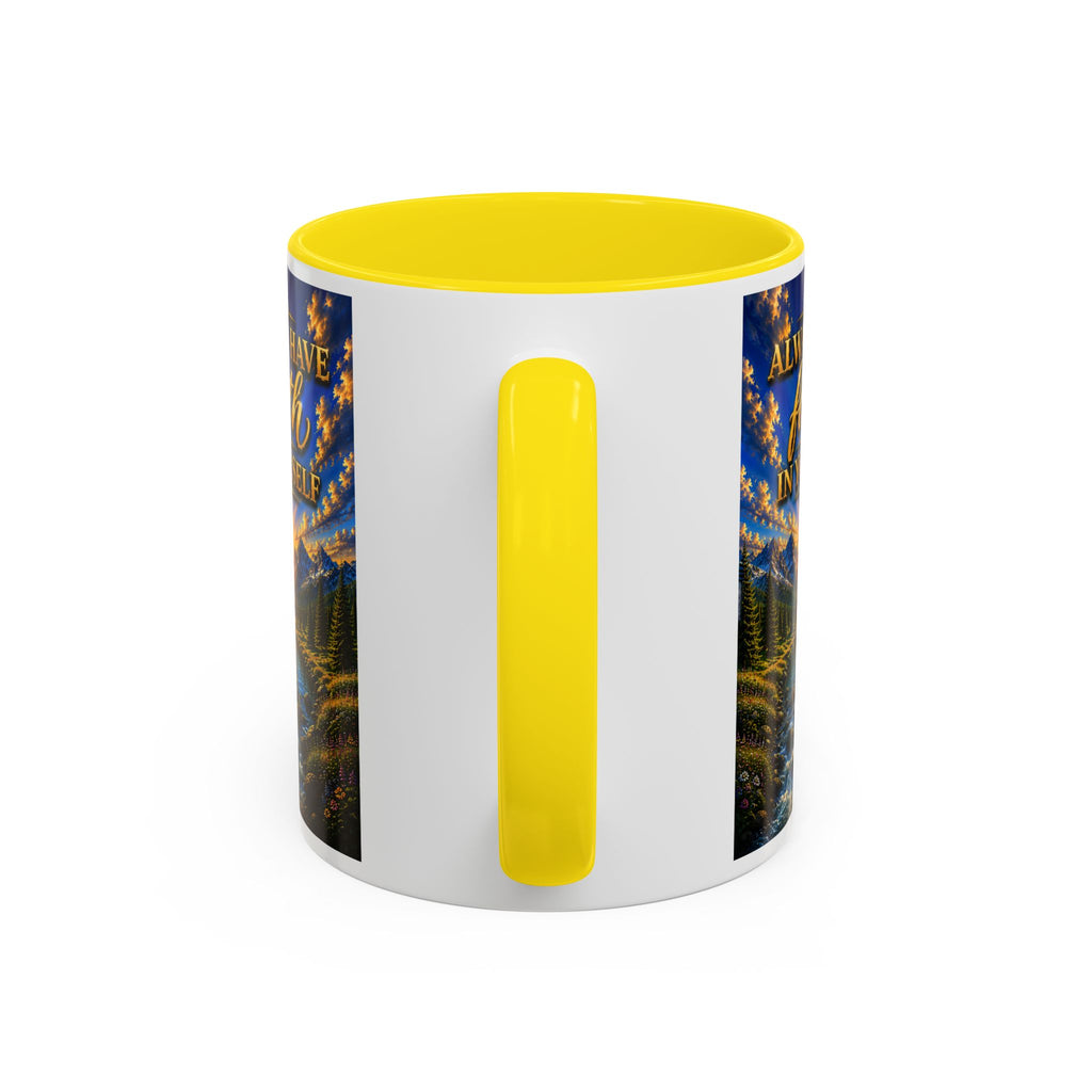 Always Have Faith in Yourself™ | Luxury Inspirational Sunrise Coffee Mug | Premium Motivational Ceramic Mug
