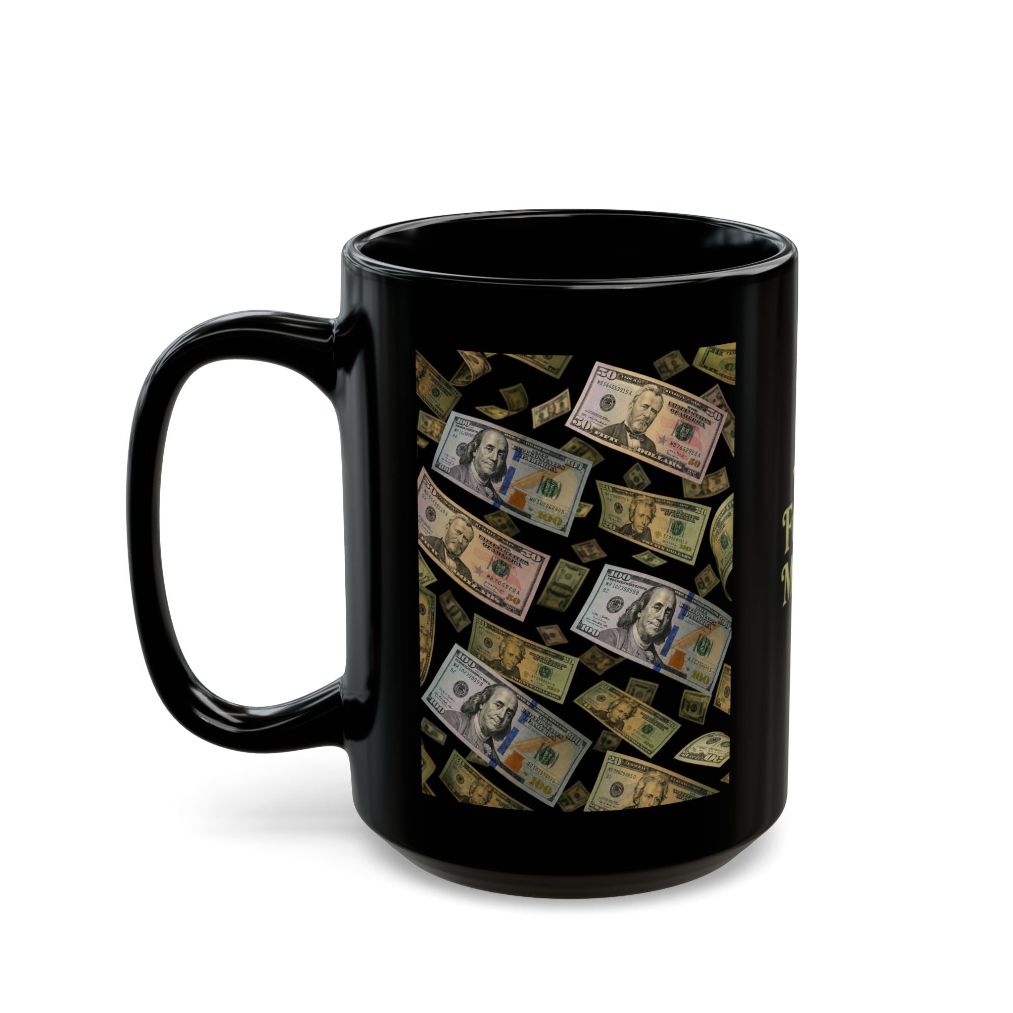 Kings Fortune™ Luxury Wealth Mug | Premium Money Coffee Mug | Wealth Mindset Gift | Luxury Black Mug | Investor Coffee Cup | Success & Ambition Mug | The Fugly Mugly™