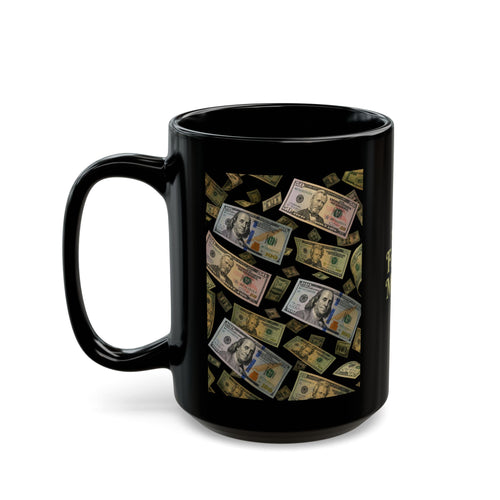 Kings Fortune™ Luxury Wealth Mug | Premium Money Coffee Mug | Wealth Mindset Gift | Luxury Black Mug | Investor Coffee Cup | Success & Ambition Mug | The Fugly Mugly™