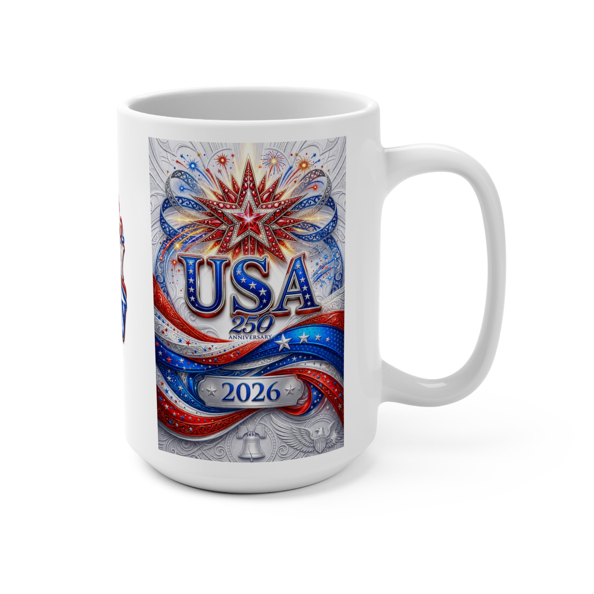 The Fugly Mugly™ | USA 250 Legacy Collector's Mug – Limited Edition American Heritage Luxury Mug