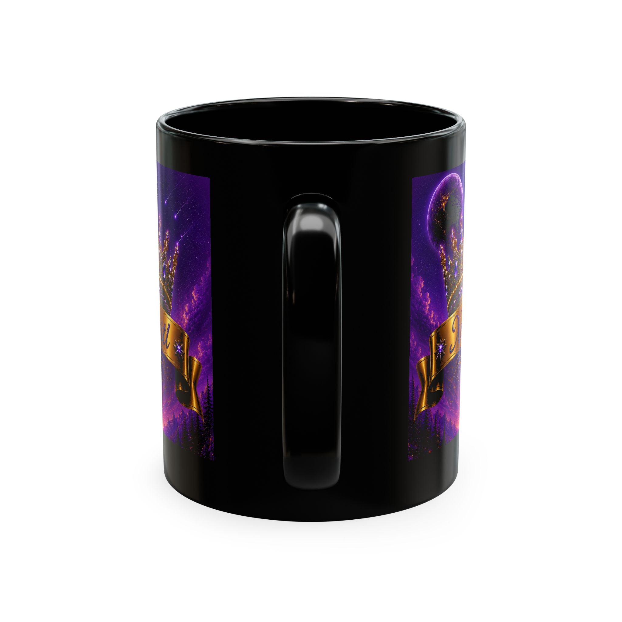Xochitl – The Purple Crown of Destiny™ | Personalized Royal Crown Luxury Mug | Premium Purple Ceramic Coffee Mug | Custom Name Gift for Her | Elegant Fantasy Keepsake