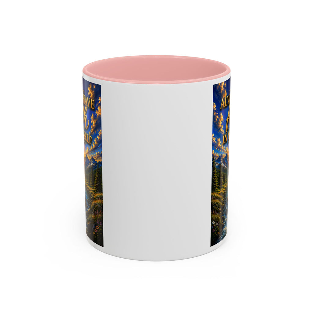 Always Have Faith in Yourself™ | Luxury Inspirational Sunrise Coffee Mug | Premium Motivational Ceramic Mug