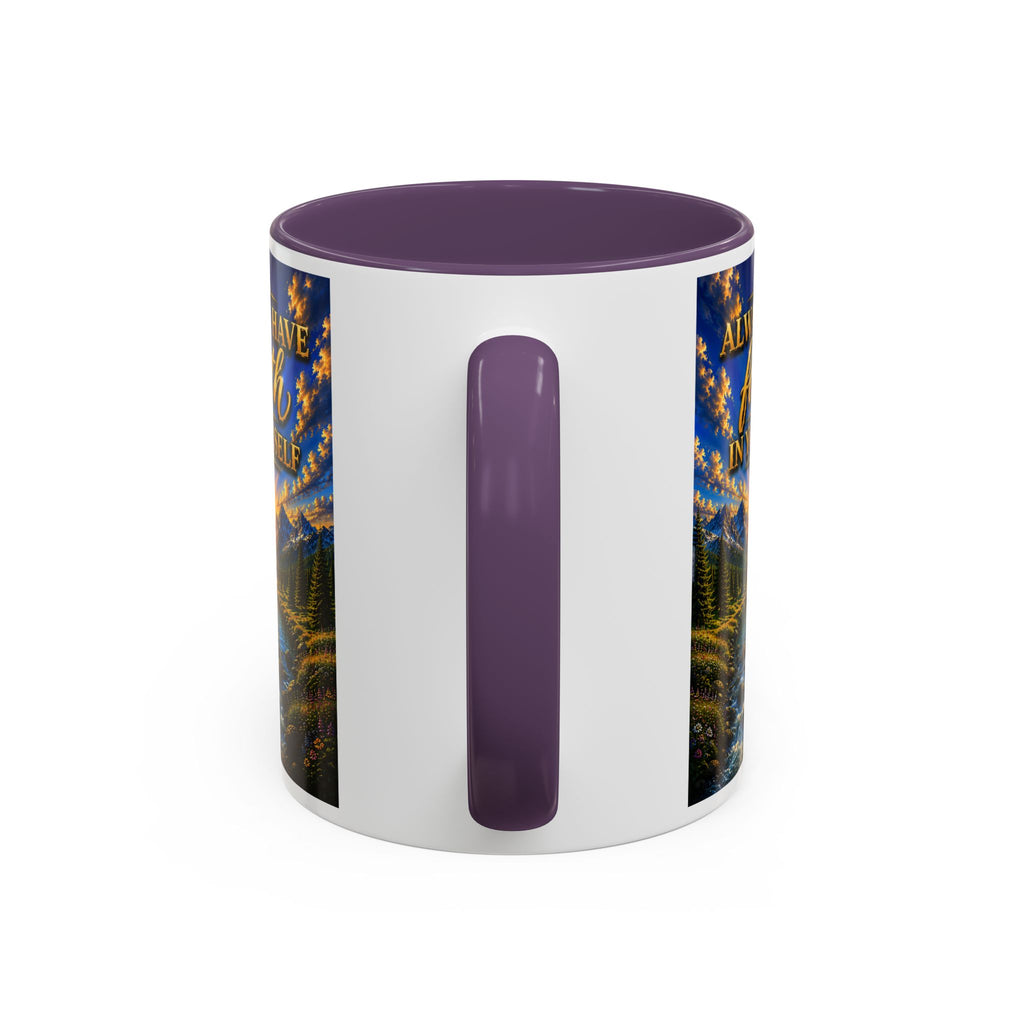 Always Have Faith in Yourself™ | Luxury Inspirational Sunrise Coffee Mug | Premium Motivational Ceramic Mug