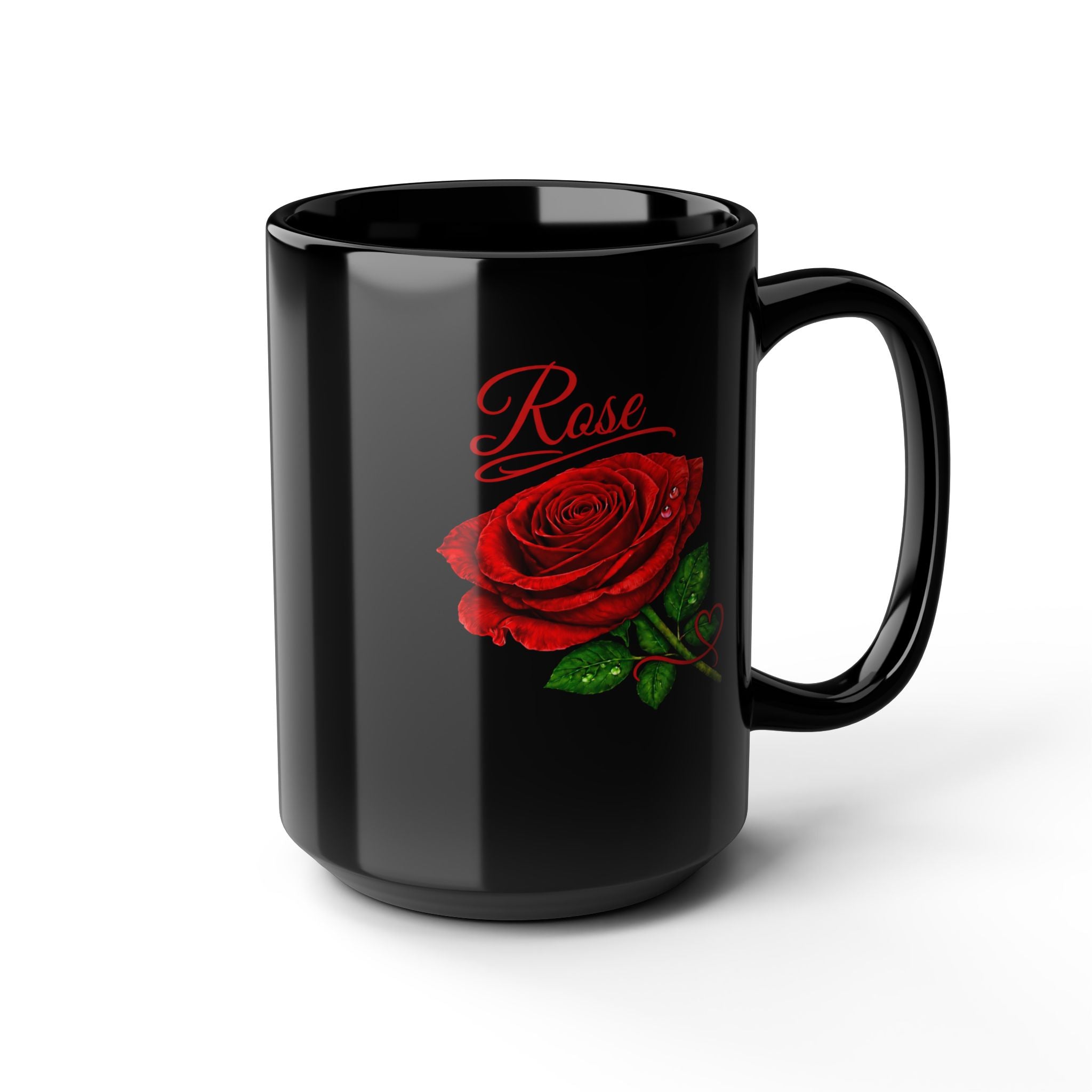 Rose – A Timeless Bloom of Love, Beauty & Grace | Luxury Floral Coffee Mug | The Fugly Mugly™