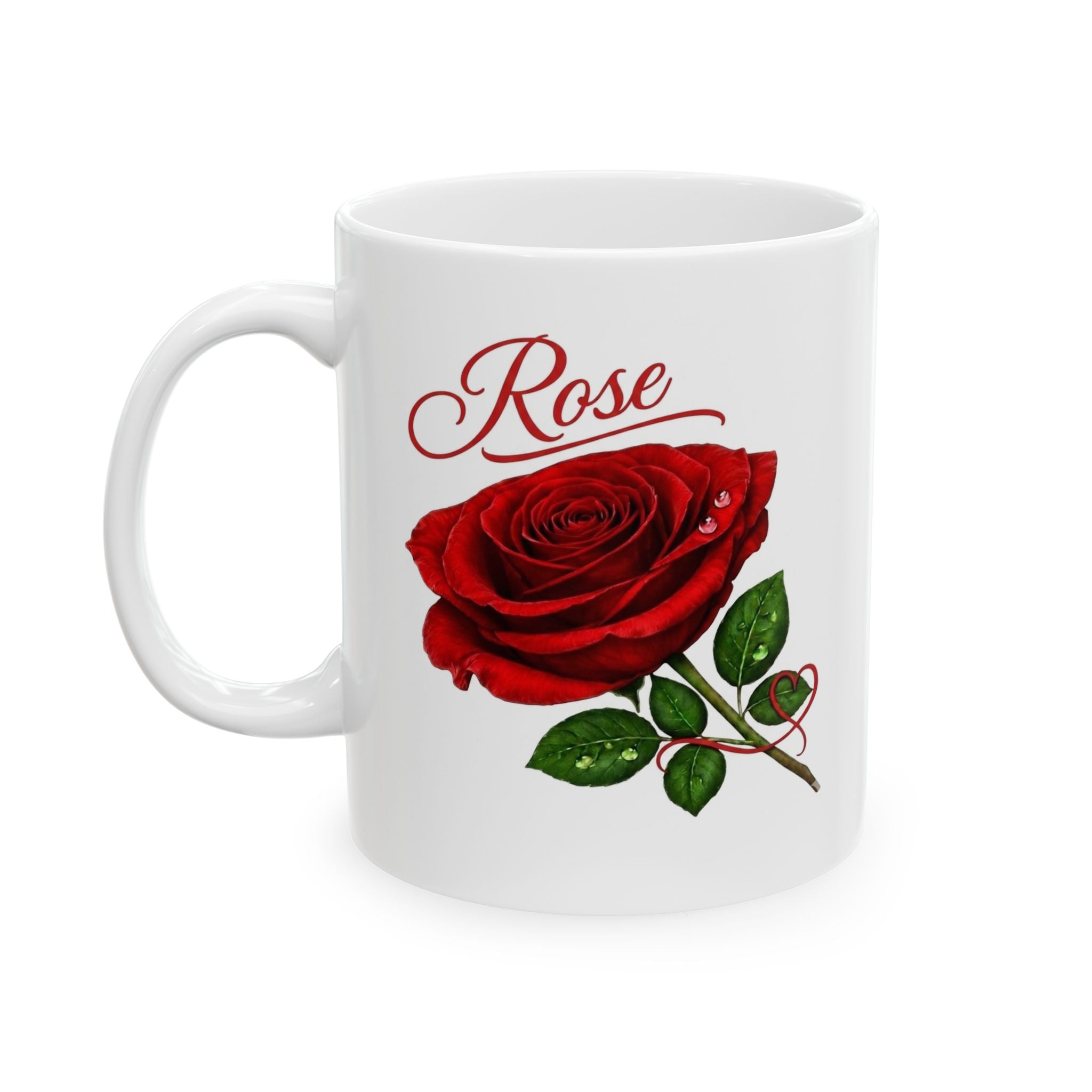 Rose – A Timeless Bloom of Love, Beauty & Grace | Luxury Floral Coffee Mug | The Fugly Mugly™