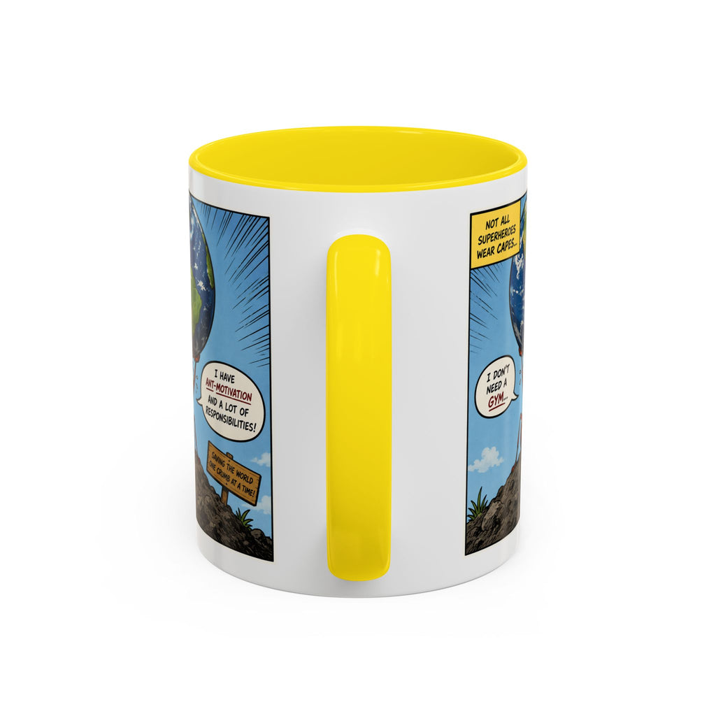 Ant-Motivation Comic Mug – Inspirational Coffee Mug | Funny Luxury Motivation Mug