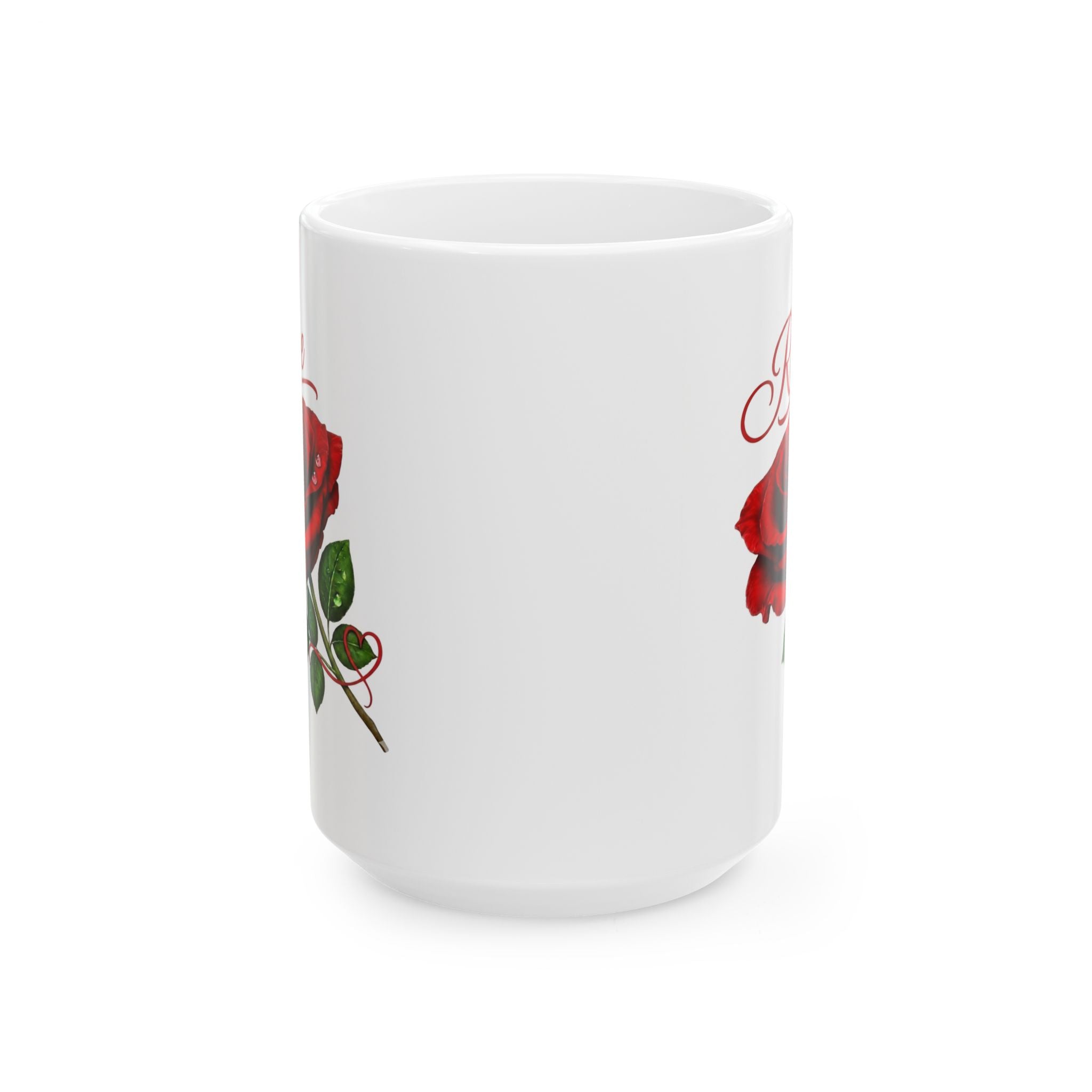 Rose – A Timeless Bloom of Love, Beauty & Grace | Luxury Floral Coffee Mug | The Fugly Mugly™