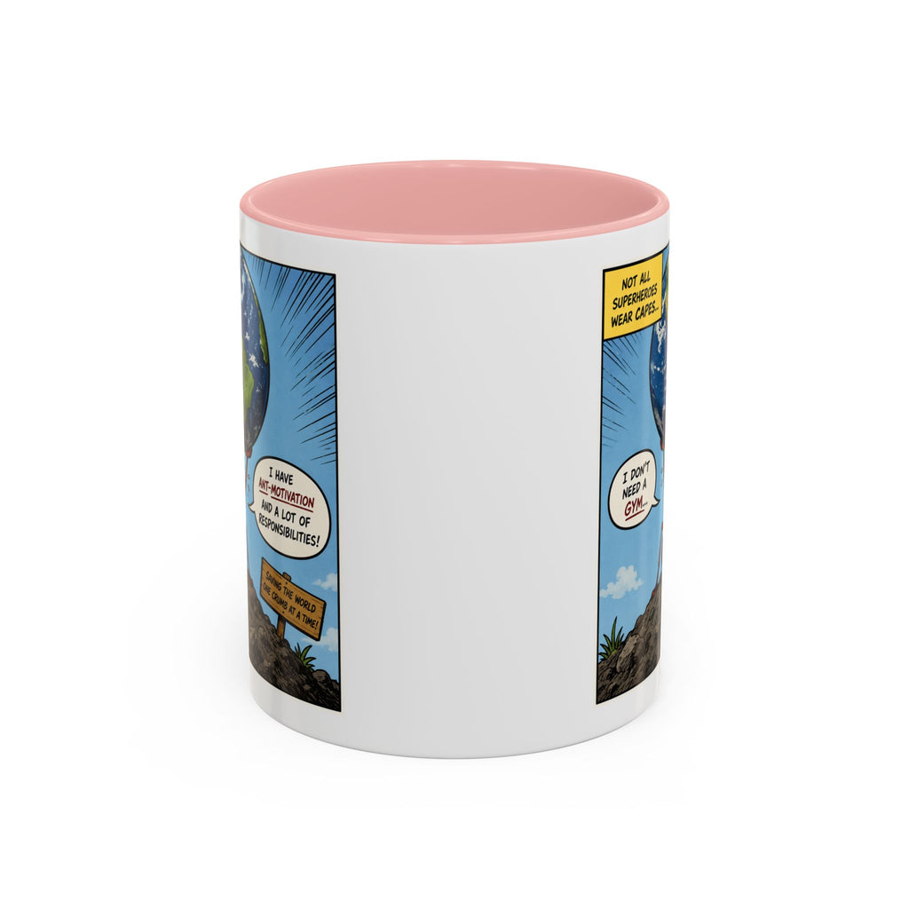 Ant-Motivation Comic Mug – Inspirational Coffee Mug | Funny Luxury Motivation Mug