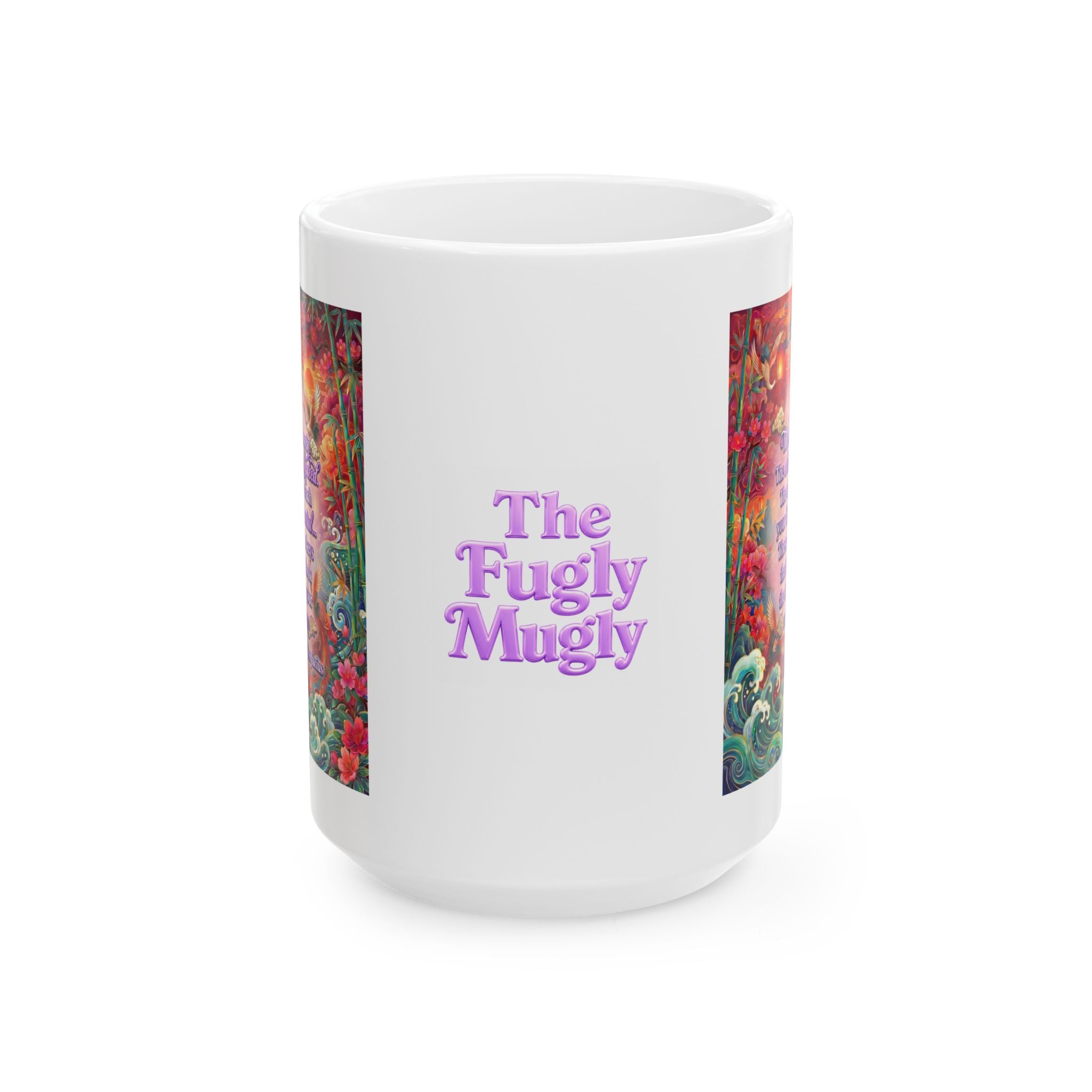 The Keys to Excellence – Confucius Wisdom White Mug | Luxury Philosophy Coffee Mug