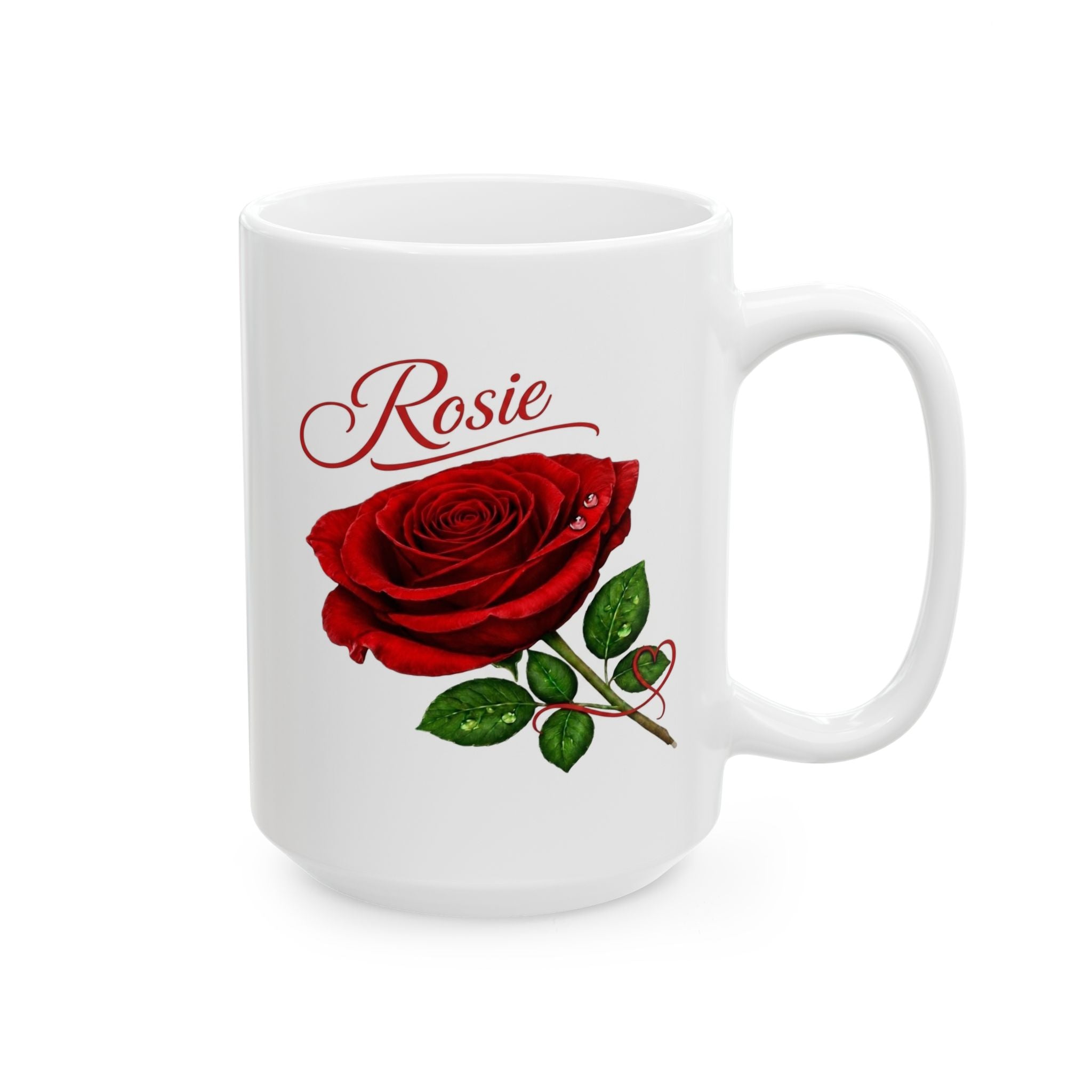 Rosie – A Name That Blossoms with Joy, Compassion & Endless Love – White Mug