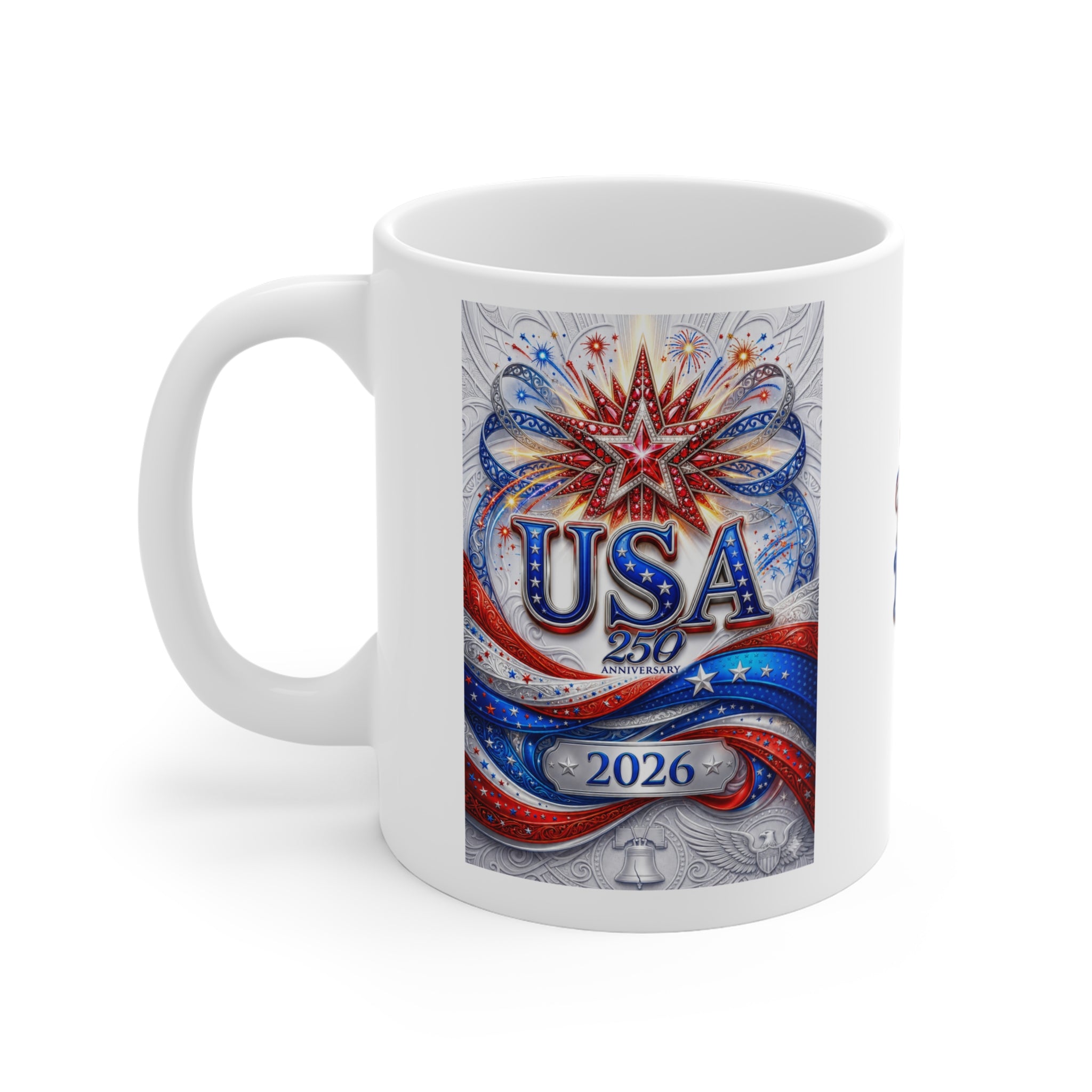 The Fugly Mugly™ | USA 250 Legacy Collector's Mug – Limited Edition American Heritage Luxury Mug