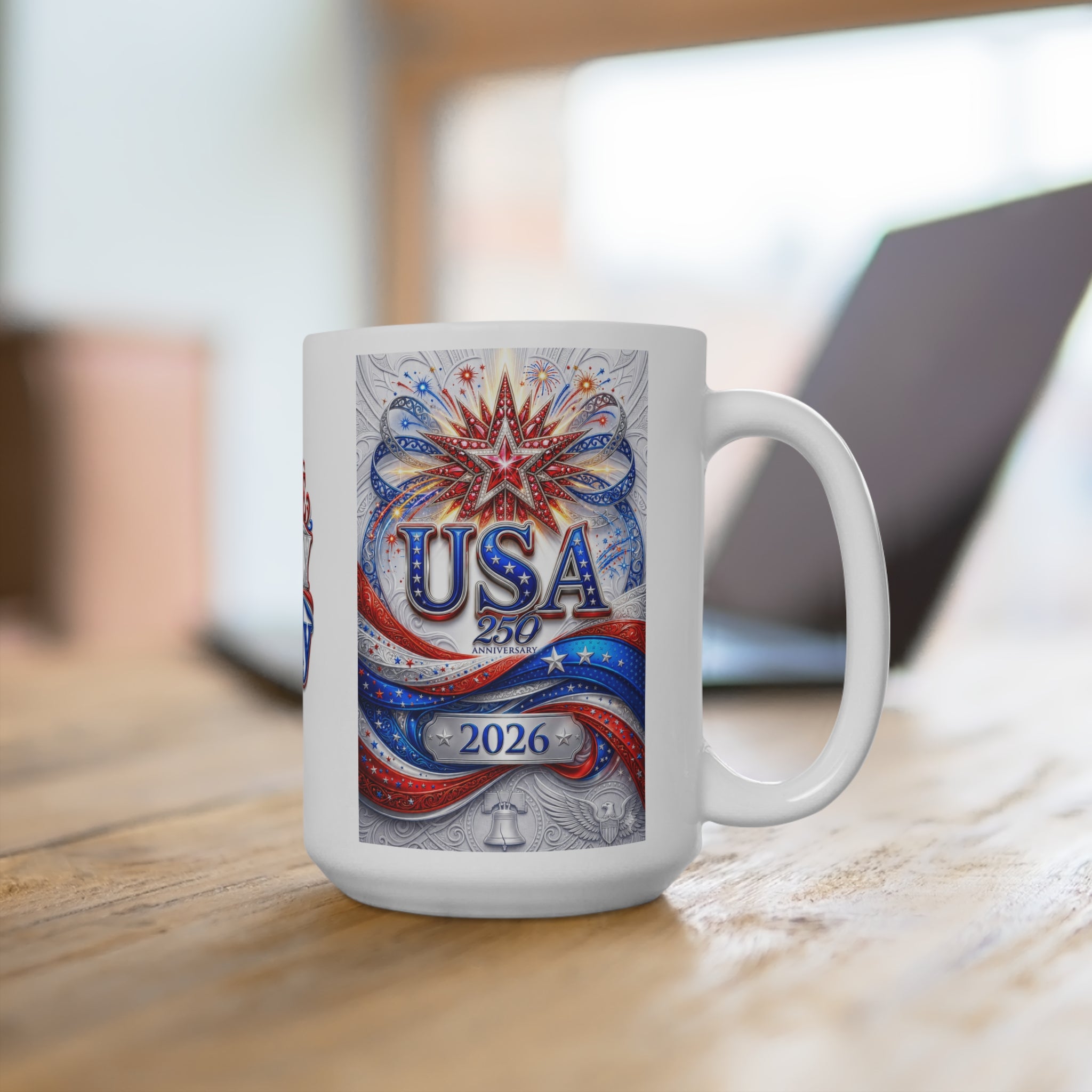 The Fugly Mugly™ | USA 250 Legacy Collector's Mug – Limited Edition American Heritage Luxury Mug
