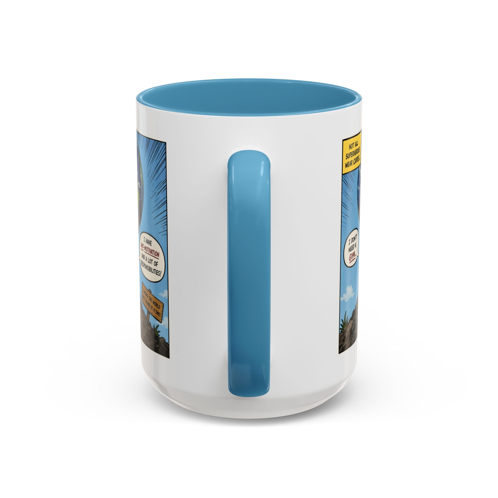 Ant-Motivation Comic Mug – Inspirational Coffee Mug | Funny Luxury Motivation Mug