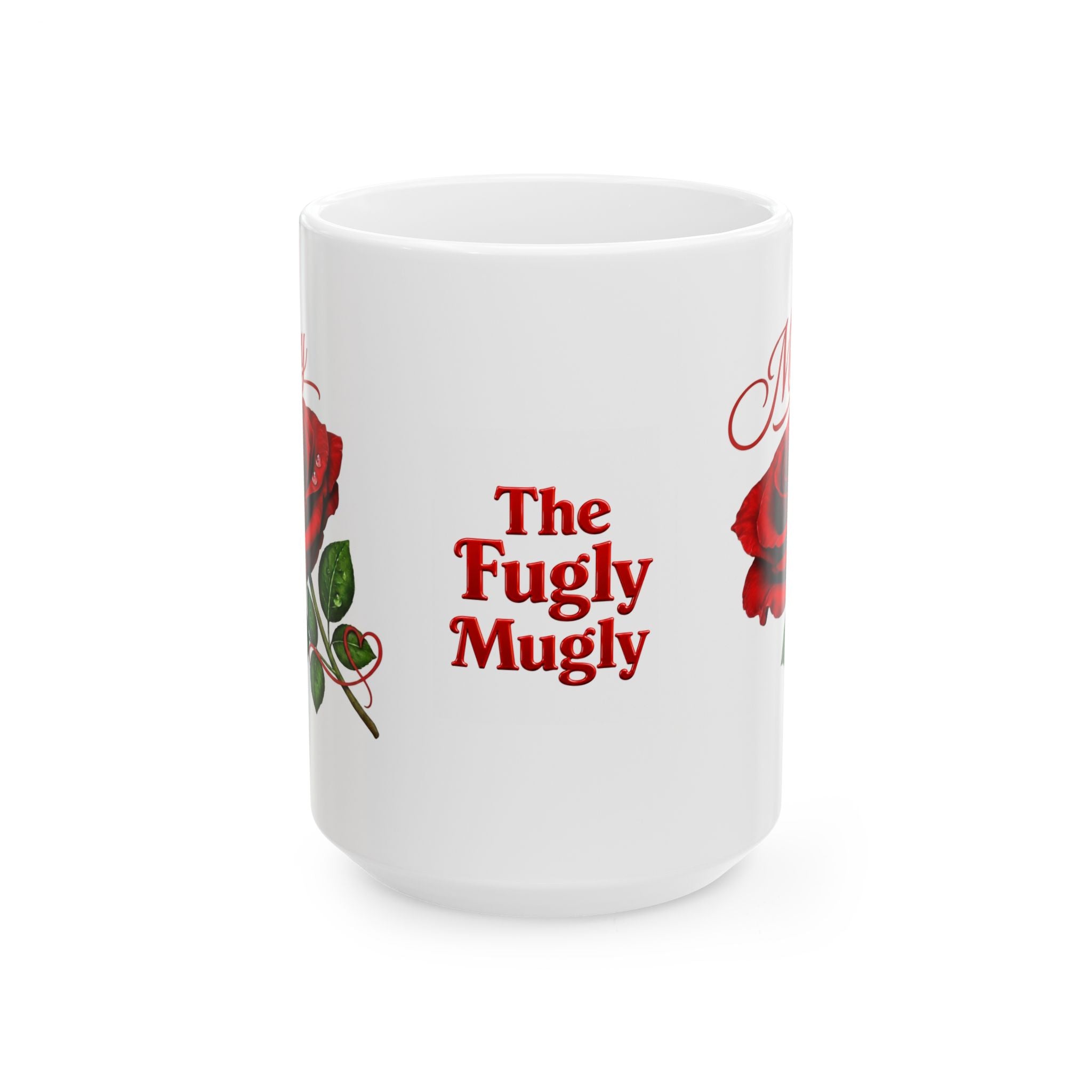 Mary – A Name That Feels Timeless | Signature Rose White Mug – Personalized Elegant Gift